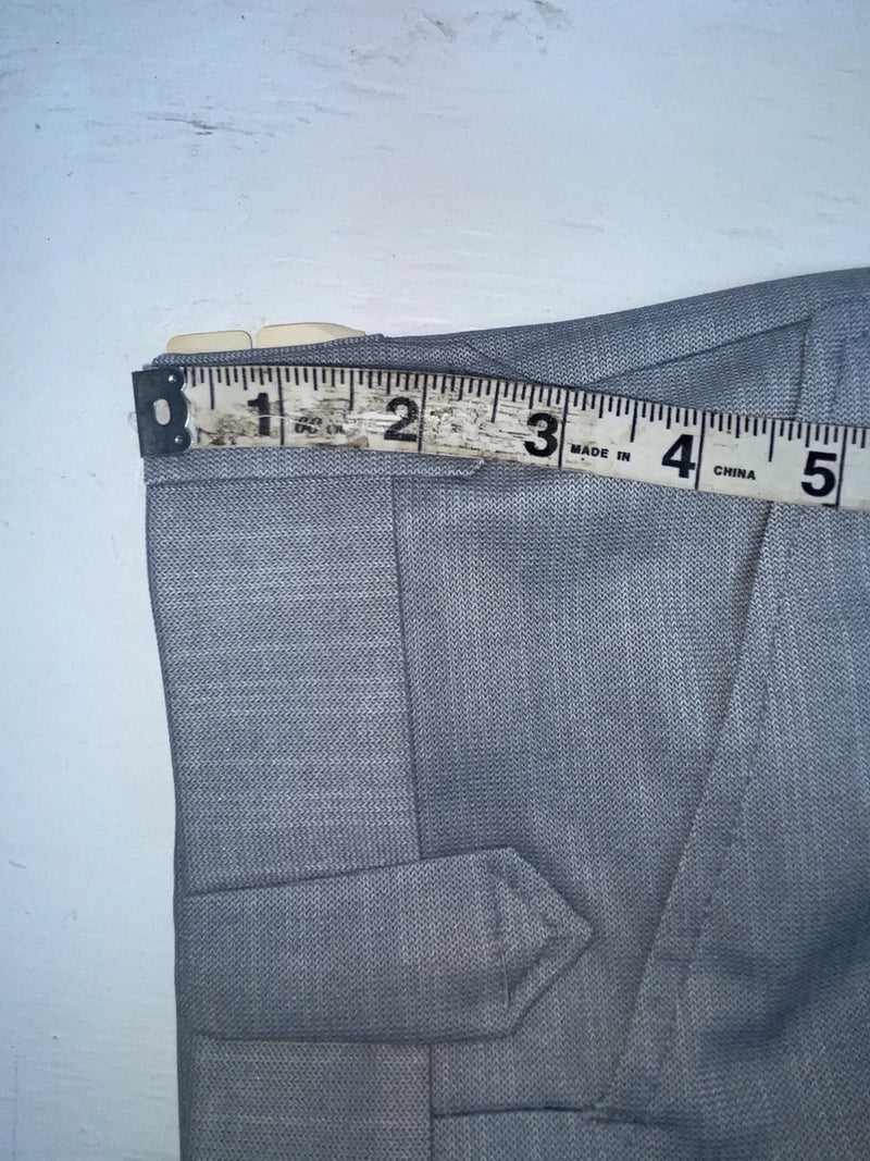 New Vintage Gray Circle S Polyester Pants #7942 OO-24
