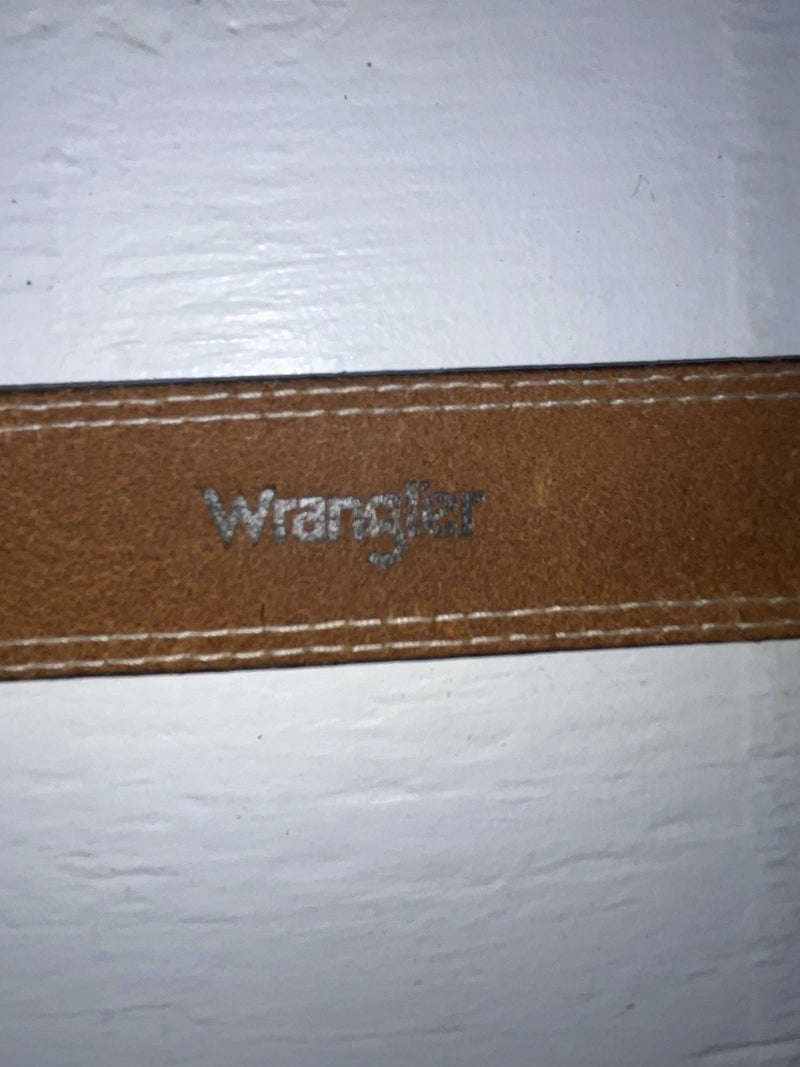 New Red Genuine Leather Wrangler 32” Belt #628004 Z-169