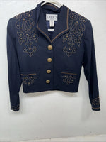 New Women’s Navy BMW Designs Short Jacket Medium #85878 WW-18