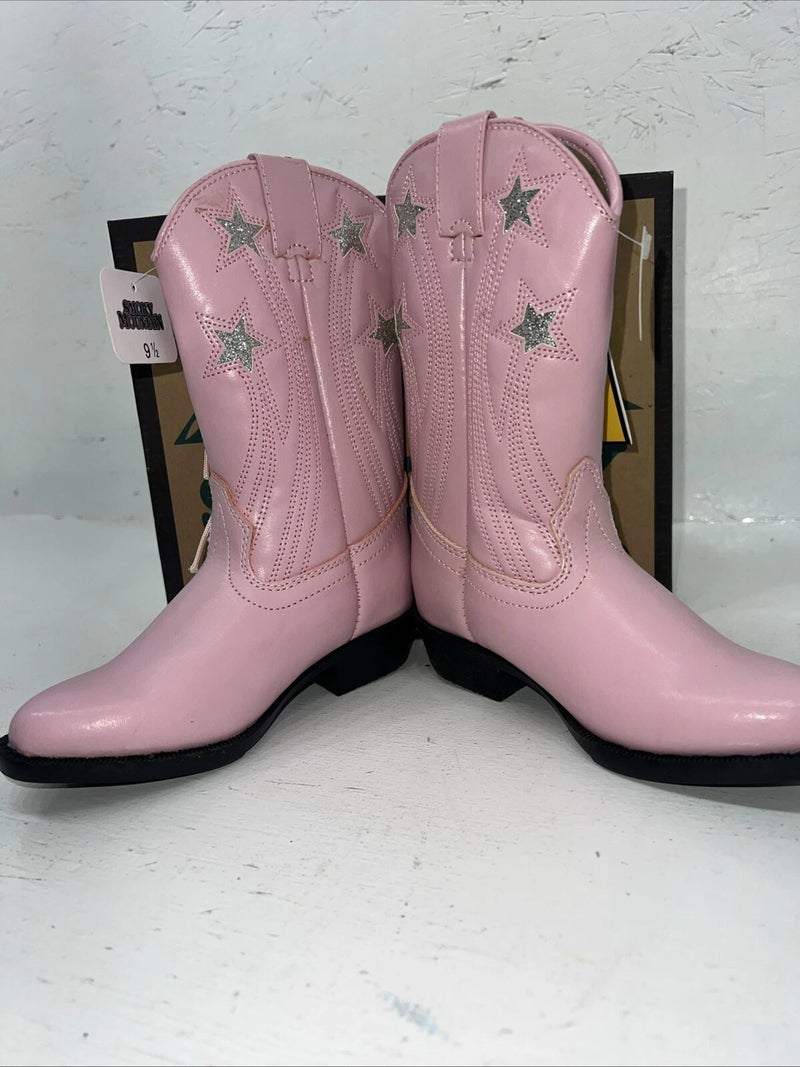 New Children’s Pink Smoky Mountain Cowboy Boots. 1164 9.5 9 1/2. 24-33