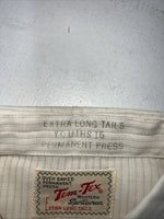 New Children’s Tan Stripped Tem-Tex Western Long Sleeve Button Up Shirt. 16 S-35