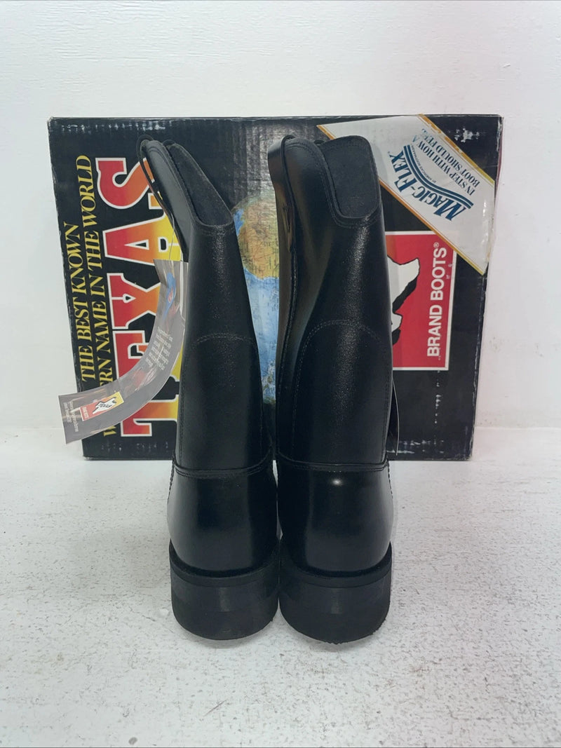 New Men’s Black Texas Brand Cowboy Boots. 8060 8.5 8 1/2 D. 3-97
