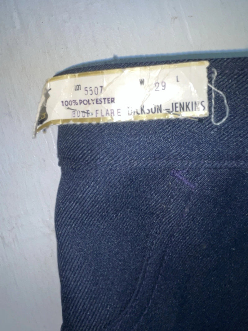 New Vintage Blue Dickson Jenkins Polyester Pants #5507 XX-46