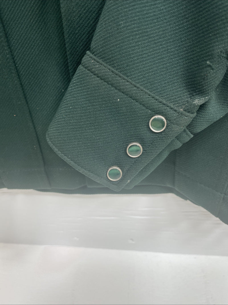 New Men’s Lee Green Long Sleeve Pearl Snap Small Regular B-127
