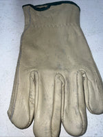 New Tan Leather Work Gloves Q-504