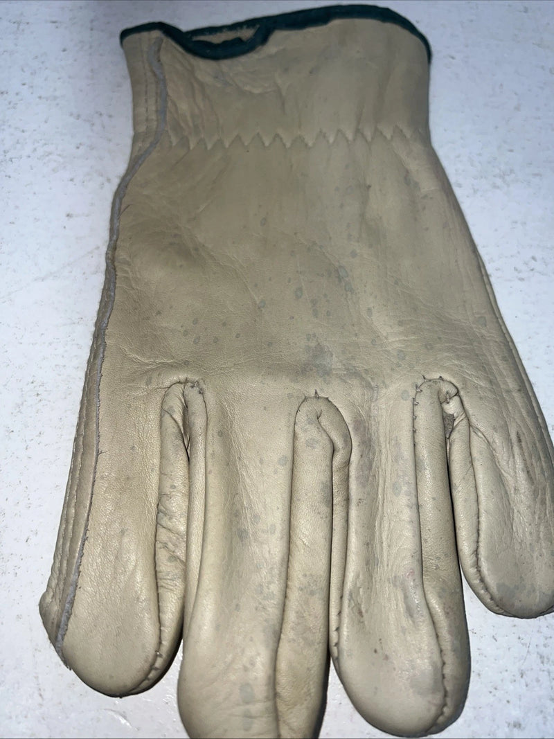 New Tan Leather Work Gloves Q-504