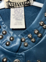New Women’s Blue 1849 Authentic Ranchwear Short Show Jacket XS G-601