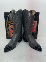 New Men’s Gray Texas Brand Cowboy Boots. 1082 8.5 8 1/2 D. 4-113