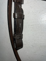 New Silver Fox Brown Full English Caveson Bridle #20-1419-0-0 BB-17