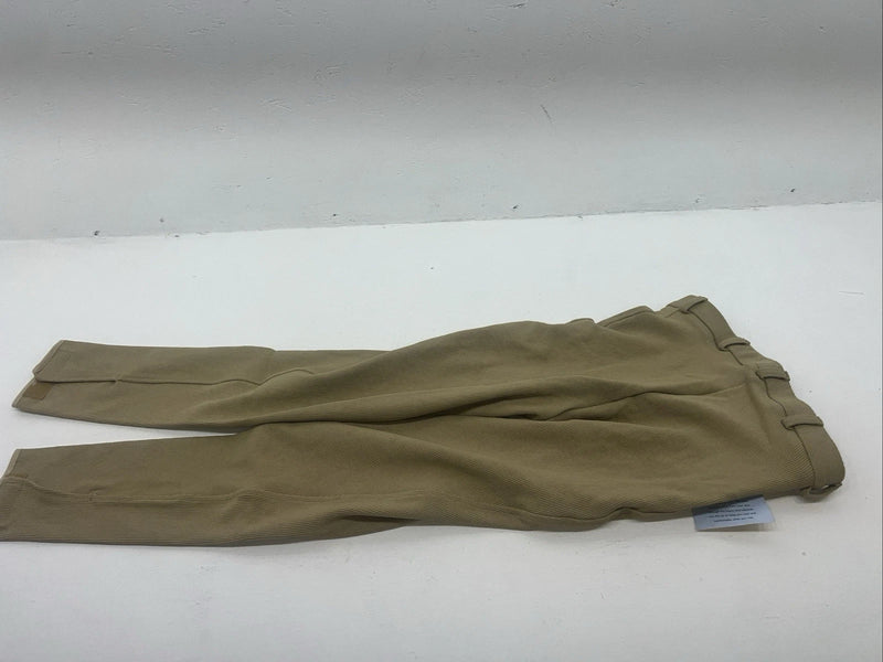 New Women’s Tan Sport Riders Knee Patch English Breech. 26-L #041565  A-157