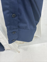 New Men’s Cowboy Threads Blue White Long Sleeve Button Up Large V-80