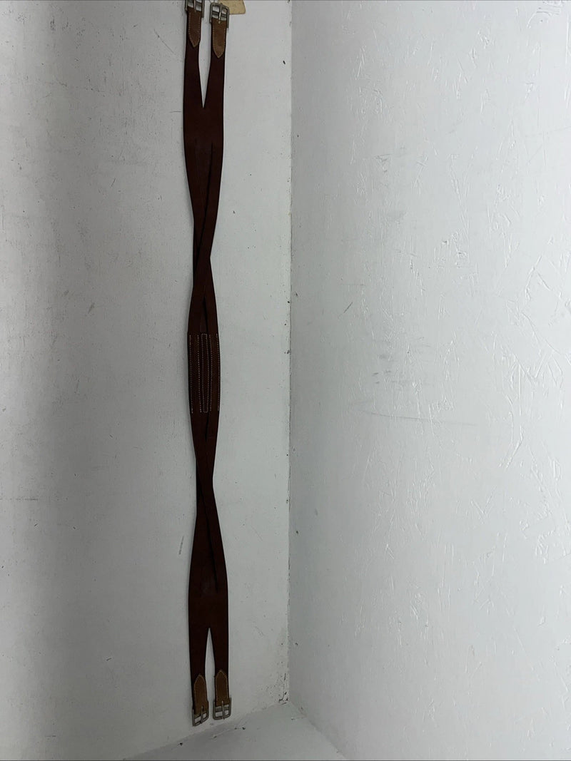 New Brown Leather Balding 50” Girth BB-29