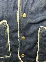 New Women’s Comfy Denim Wool Vest Medium S-604