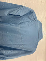 New Men’s ELY Cattleman Blue Short Sleeve Pearl Snap 18.5 X 35 2XL CC-12