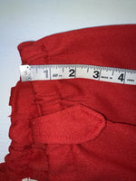 New Vintage Red Polyester Pants ZZ-65