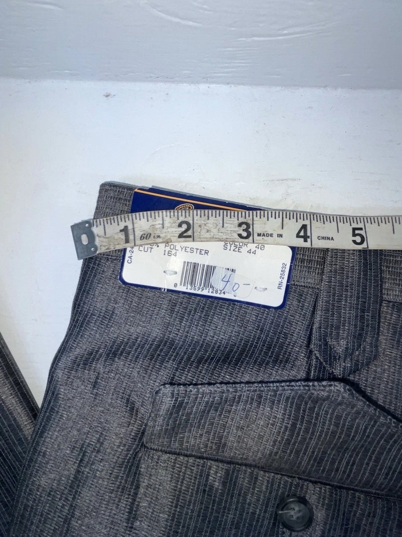 New Vintage Gray Circle S Polyester Pants #CP5091 OO-10