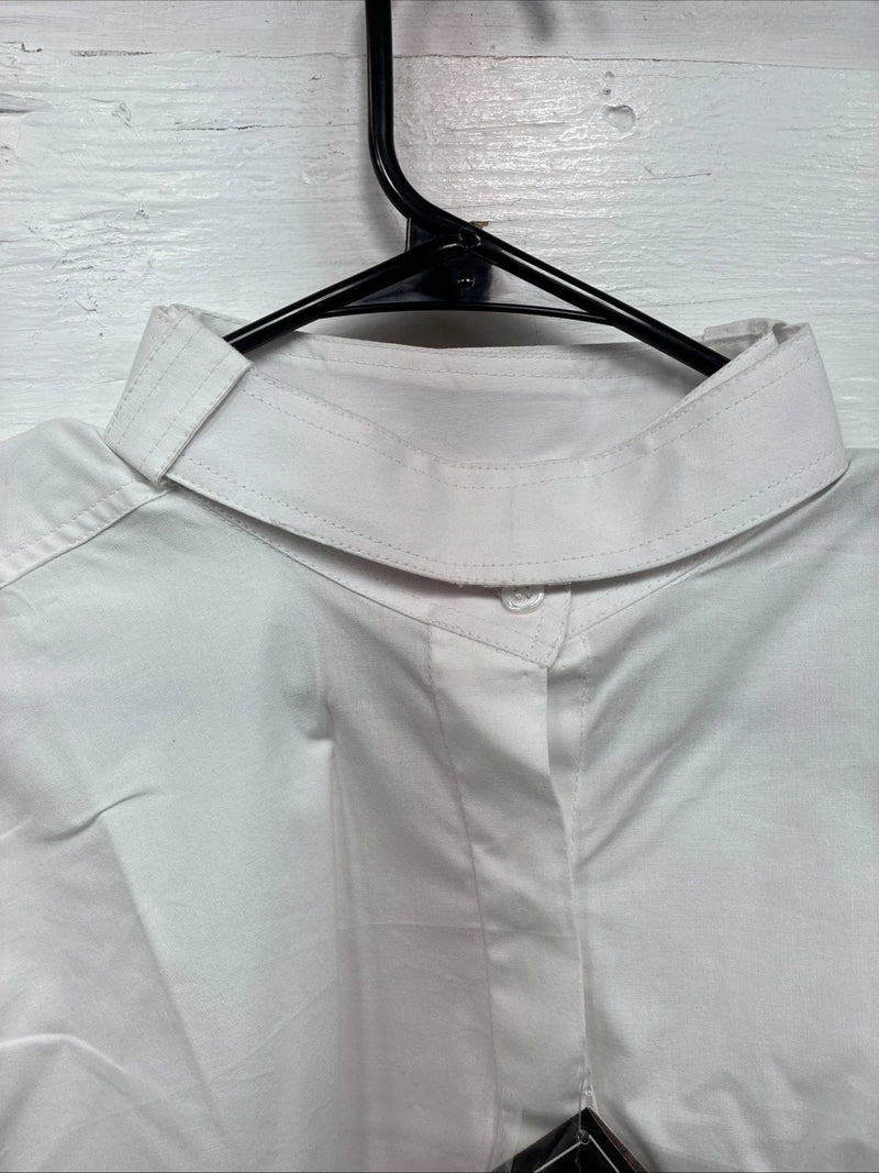 New Riders Mark White Long Sleeve Button Up English Shirt Size 40 DD-6