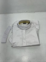 New Women’s White ABETTA Short Sleeve Riding Shirt. 941138 38 D-40