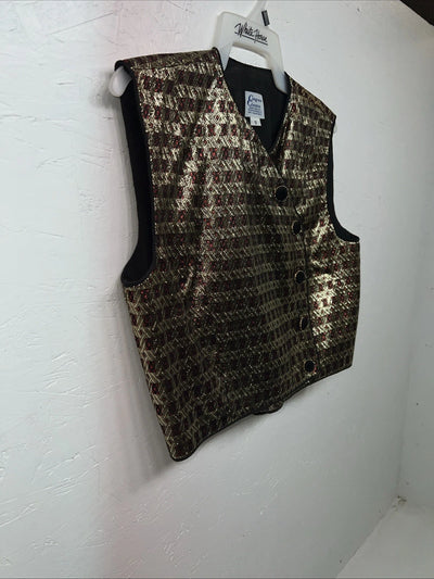 New Women’s Congress Classics Gold Western Show Vest Small G-606