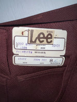 New Vintage Red Lee Polyester Pants #2004061 ZZ-11