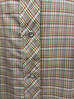 New Men’s Dickson Genkins Multiple Color Plaid Long Sleeve Pearl Snap Small J-55