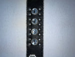 New Black Genuine Leather Blazin Roxx Silver Bling Cross S Belt #N3510401 Z-70