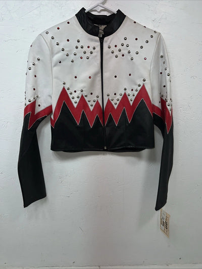New Women’s 1849 Authentic Ranchwear White Short Western Show Jacket XS UU-69