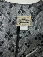 New Women’s 1849 Authentic Ranchwear Silver Western Show Shirt L UU-51