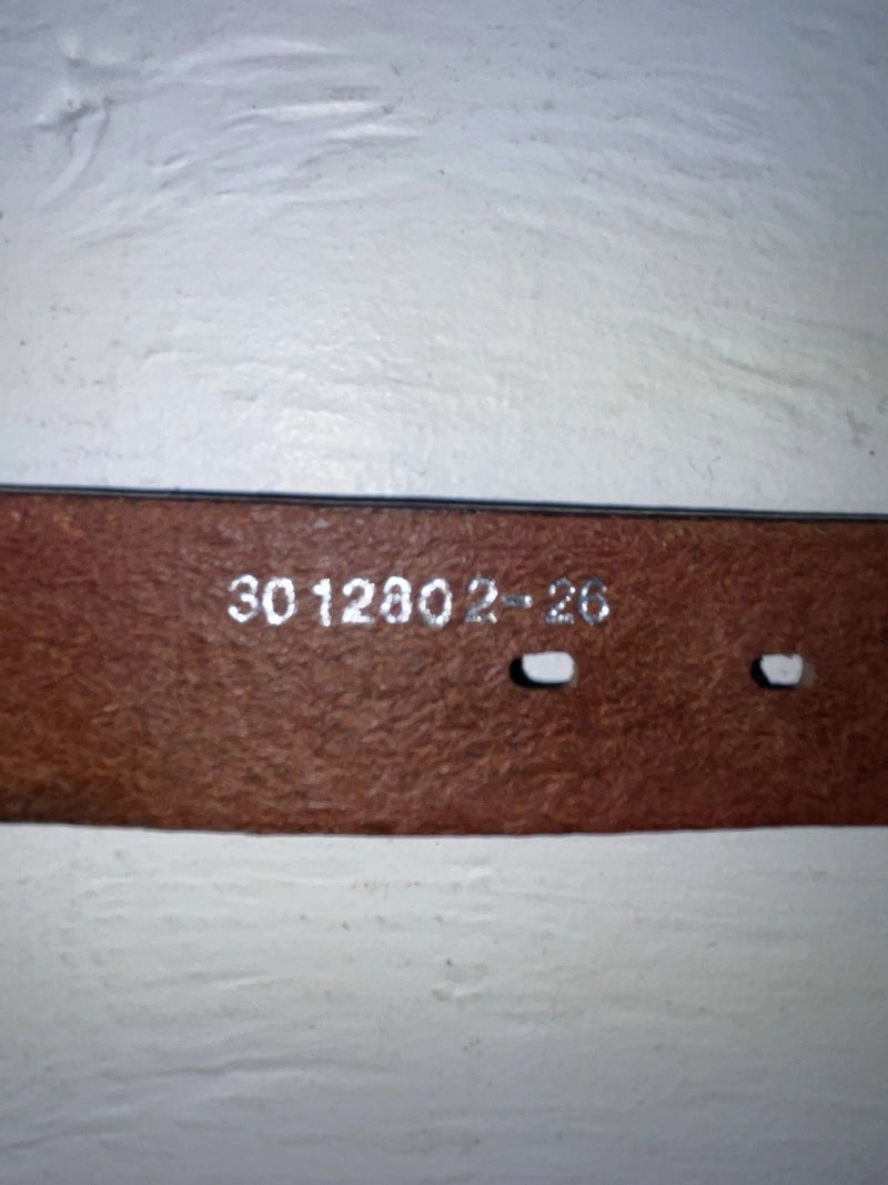 New Brown Genuine Leather Double S Tooled Fish 26” Belt #3012802 JJ-145