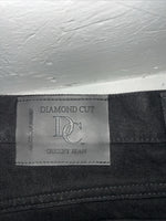 New Women’s Black Diamond Cut Gusset Denim Jeans. 15/16x36 K-18