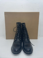 New Men’s Black Lace Up J Chisholm Cowboy Boots. 2550 8 D. 1-131