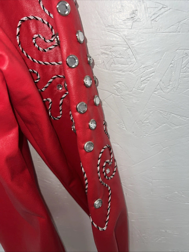 New Women’s Red 1849 Authentic Ranchwear Western Show Jacket XL WW-31