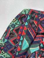 New Women’s Mine & Bills Multicolor Design Long Sleeve Button Up Medium MM-99