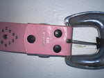 New Pink Genuine Leather Nocona Silver Bling XXL Belt #N3431630 NN-115