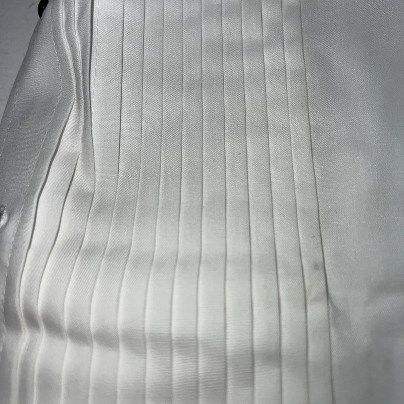 New Children’s White Classic Long Sleeve English Riding Shirt. Small G-51