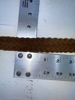 New Brown Genuine Leather Chambers Braided 28” Belt NN-45