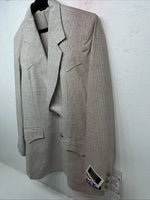 New Men’s Pioneer Wear Grey Suit Jacket 42L #12007 T-609
