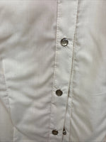 New Women’s H Bar C Tan Long Sleeve Pearl Snap Size 34 II-85