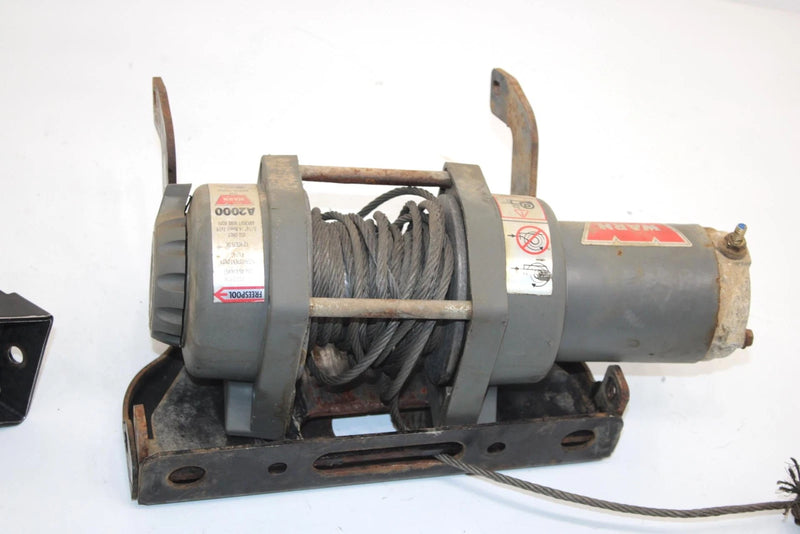 03 Bombardier Quest 650 Oem Winch Mount Set 705000185 AB1