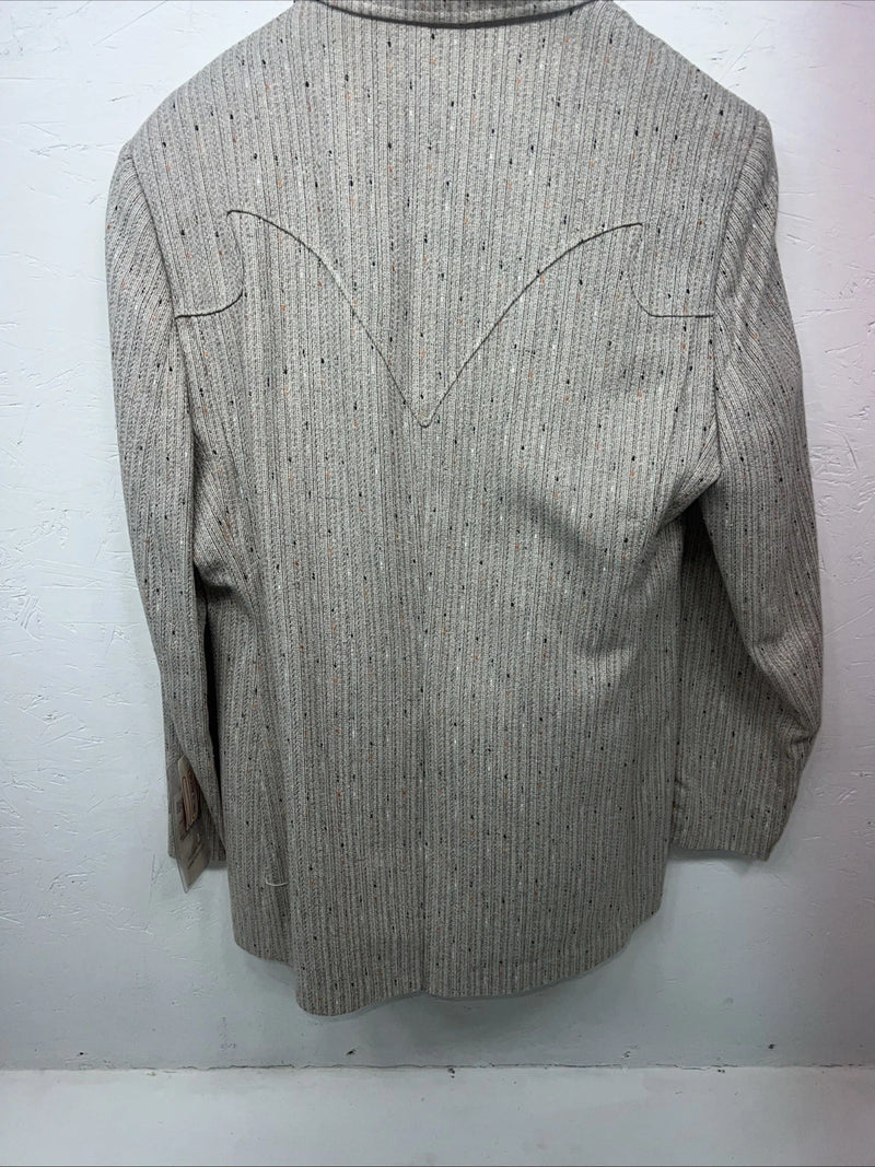 New Mens Pioneer Wear Tan Suit Jacket 42 #498 T-606