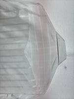 New Women’s H Bar C White Stripe Long Sleeve Pearl Snap Size 34 KK-105