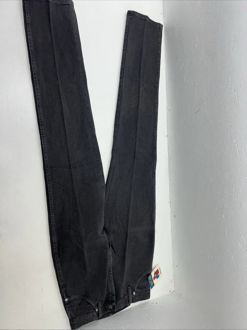 New Women’s Wrangler Slim Fit Cowboy Cut Grey Denim Jeans. 9x36 M-10
