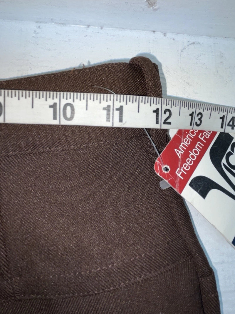 New Vintage Brown Dickson Jenkins Polyester Pants ZZ-47