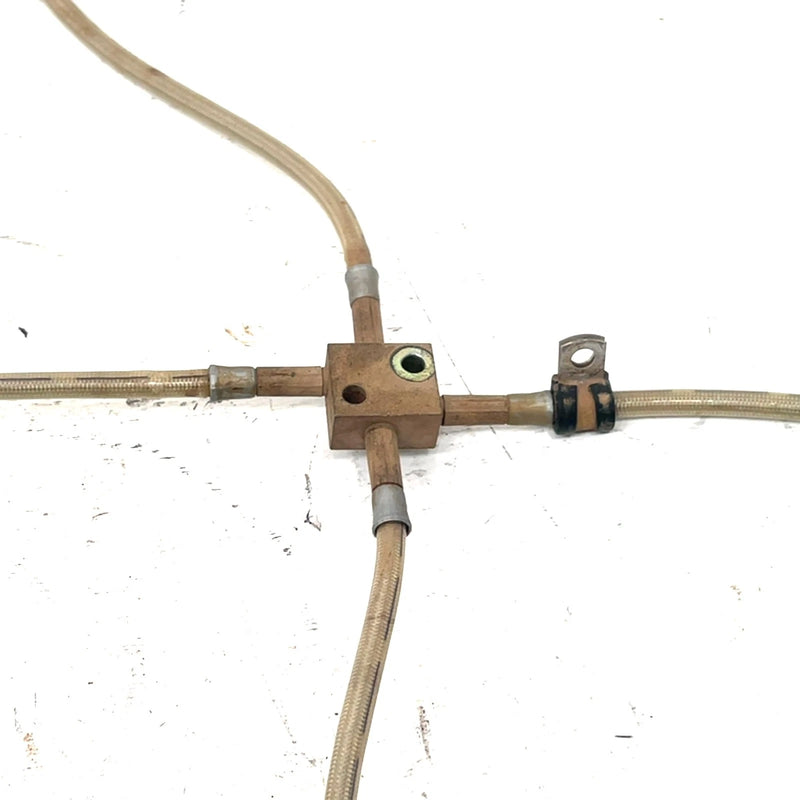 07-12 Can-Am Outlander 650 4x4 XT HO EFI OEM Front Brake Lines 705600925 AB17
