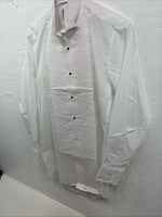New Classix White Long Sleeve Button Up English Shirt 13-13.5 XS X-92