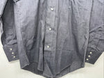 New Women’s Champion Westerns Navy Long Sleeve Button Up Shirt 14.5/33 3B-77