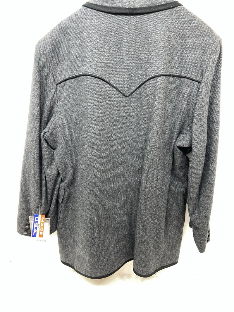 New Men’s Pioneer Wear Gray Suit Jacket 44 #12562 W-600