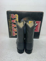 New Kids Gray Texas Brand Cowboy Boots. 3205 2 D. 23-128