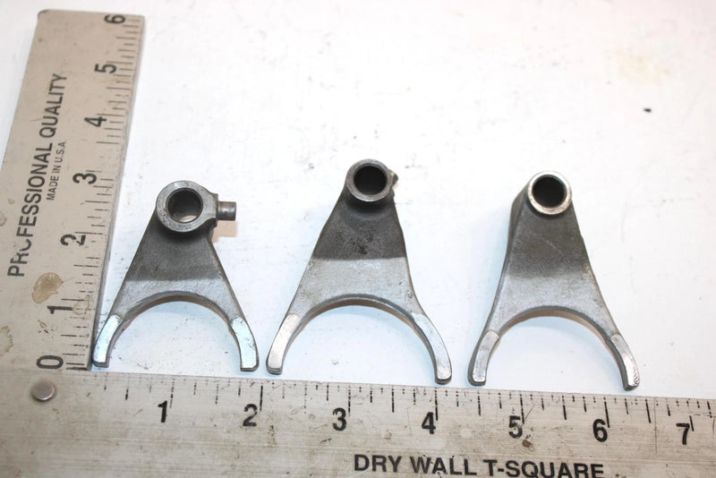 2001 Bombardier Traxter OEM Shift Fork Set 711258400 711258410 711258390 AB10