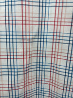 New Men’s ELY Cattleman White Multicolor Plaid Long Sleeve Button Up XL R-52